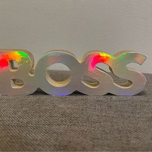 Luminous Holographic Desk Decor/Paper Weight
